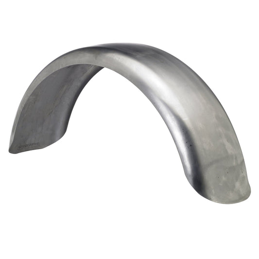 Drag Specialties 1401-0492 Raw Steel 7 in. Manta Ray Fender - Main View