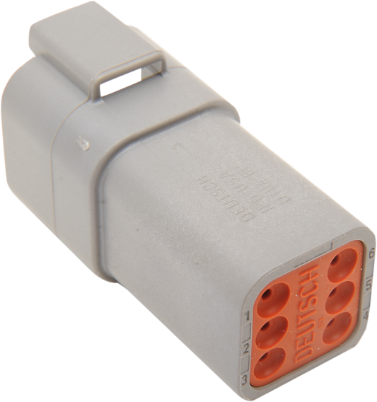NAMZ Gray 6-Pin Deutsch DT Sealed Receptacle | 2120-0045