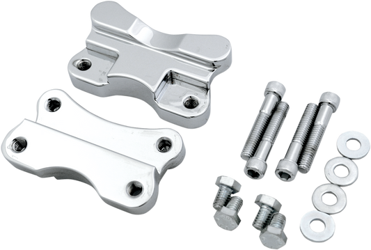 DRAG SPECIALTIES 1410-0066 Fender-To-Fork Adapters - Chrome - DRG-1410-0066