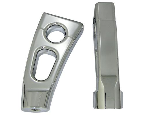 Neofactory 001503 chrome slotted riser pair - main view