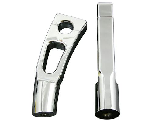 Neofactory 001506 chrome slotted riser pair - main view