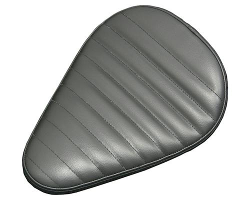 Neofactory 011078 black solo seat, With sidewall, Horizontal tuck-and-roll
