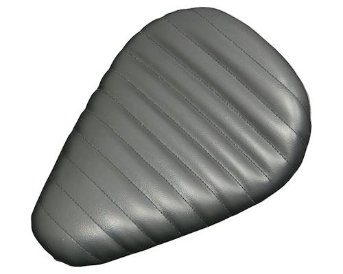 Neofactory 011081 black solo seat, Without sidewall, Horizontal tuck-and-roll