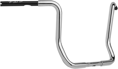 CycleSmiths 113-W-14-BP 13 in. Gloss Black Bagger Ape Handlebar - Alternate View 1