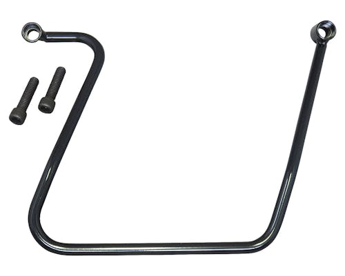 MotoTown Saddlebag Support Bracket Kit, Black, Right for 2006-2008 FXDWG and 2008-2017 FXDF