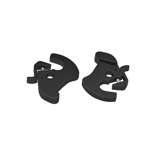 MotoTown Black Aluminum Rotary Latch Kit, OEM 12600036 for Detachable Side Plates / Tour-Pak Racks - FG-010038