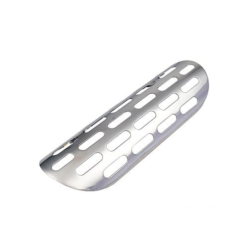 MotoTown 9 in. 排氣管防燙蓋，適用 1-3/4 至 2 in. 管－鍍鉻色