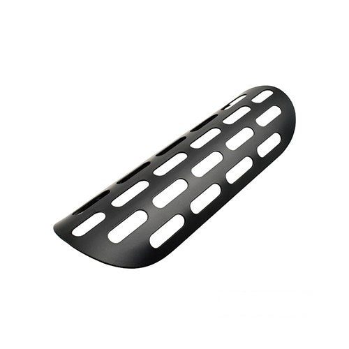 MotoTown 9 in. Exhaust Heat Shield for 1-3/4 to 2 in. Pipes - Black
