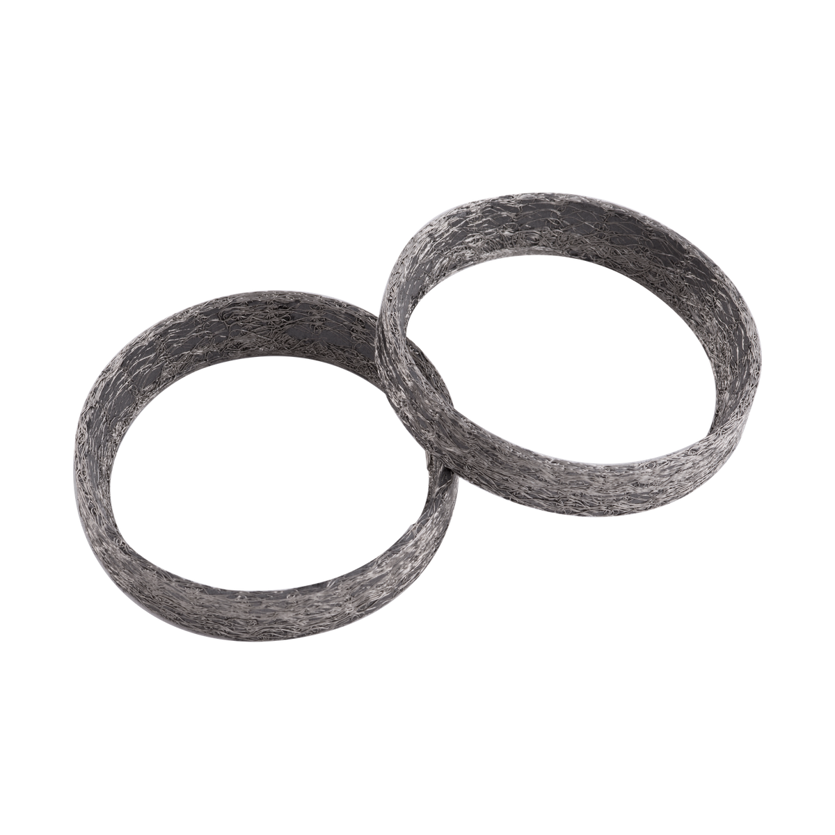 MotoTown Flat Steel-Wire Exhaust Port Gasket Pair, OEM 65324-83 / 17048-98 for 1984-2026 Big Twin / 1986-2022 XL (FG-030047)