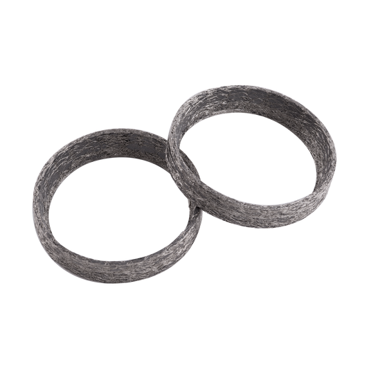 MotoTown Flat Steel-Wire Exhaust Port Gasket Pair, OEM 65324-83 / 17048-98 for 1984-2026 Big Twin / 1986-2022 XL (FG-030047)