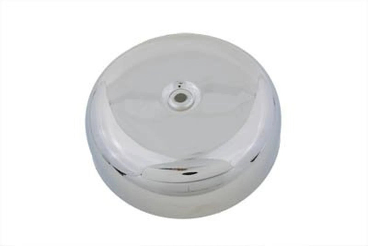 MotoTown 7 in. Tapered-Filter Air Cleaner Cover, 2.5 in. Deep - Chrome for FLT 1999-2016 / Dyna-Softail 2000-2017