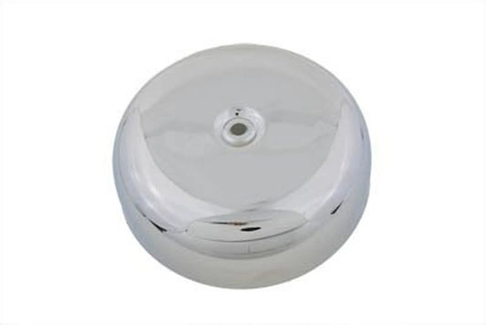 MotoTown 7 in. Tapered-Filter Air Cleaner Cover, 2.5 in. Deep - Chrome for FLT 1999-2016 / Dyna-Softail 2000-2017