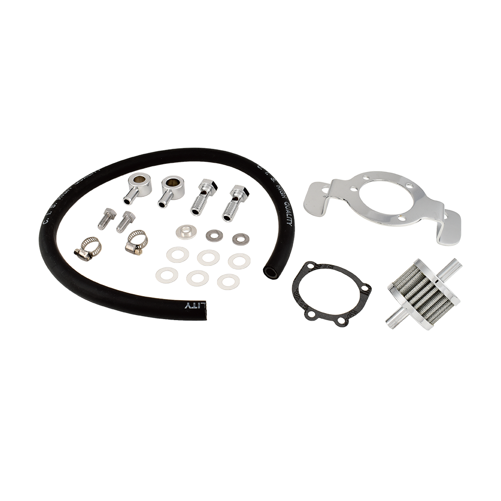 MotoTown Crankcase Breather Bracket & Bracket Kit for 1991-2020 Sportster XL - FG-040075
