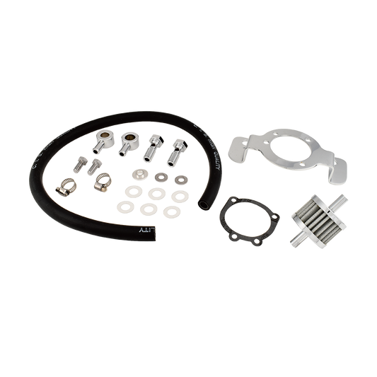 MotoTown Crankcase Breather Bracket & Bracket Kit for 1991-2020 Sportster XL - FG-040075