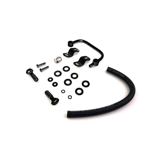 MotoTown A/C Breather Kit, Black for 1991-2022 XL Sportster with aftermarket air cleaner