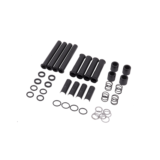 MotoTown 40-Piece Steel Pushrod Cover Kit - Black for 2004-2022 Sportster XL / 2008-2012 XR1200 (FG-050005)
