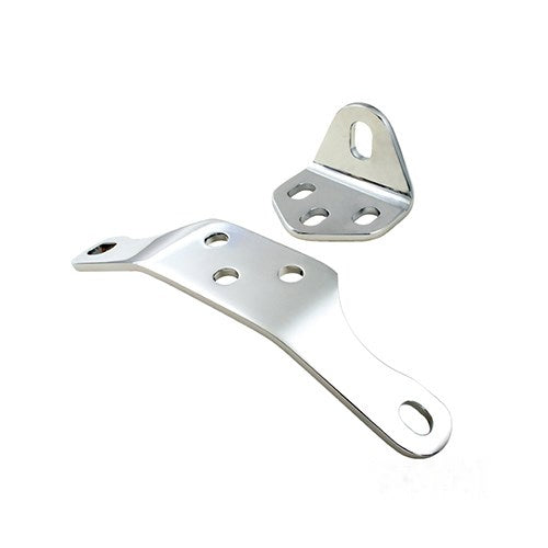 MotoTown Big Twin Top Motor Mount, Chrome for 1991-1999 Softail and 1991-1998 Dyna