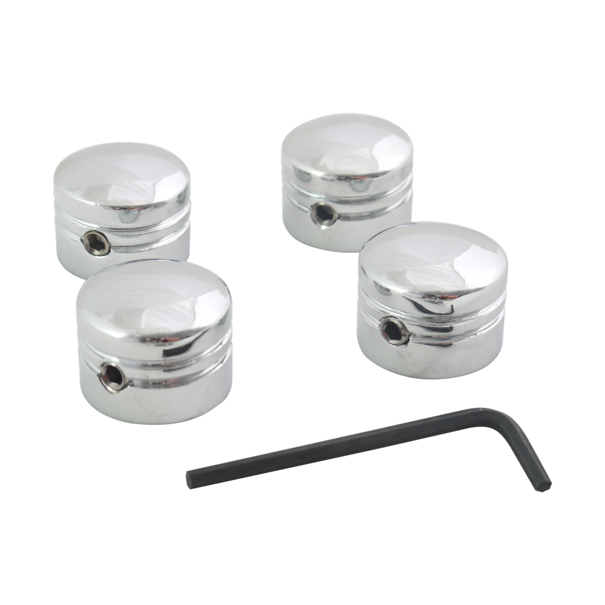 MotoTown Head Bolt Cover Kit, Chrome for 1986+ Sportster XL (FG-050057)