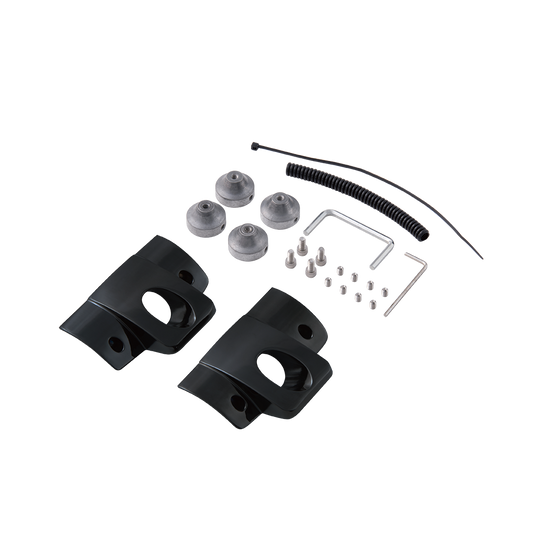 MotoTown Head Bolt Bridge, Smooth, Black for 2004+ XL - FG-050062