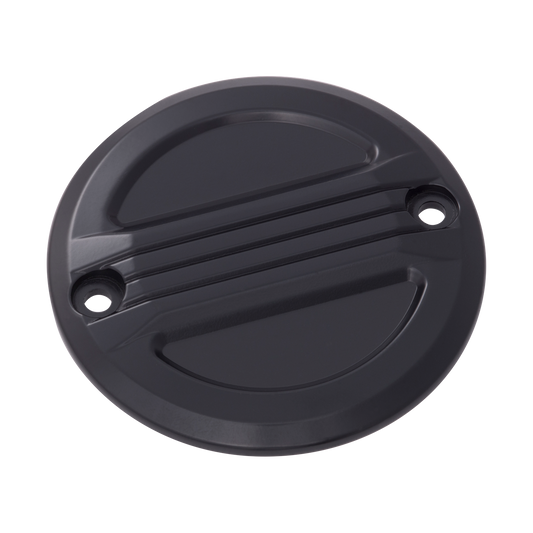 MotoTown 2-Hole Air Flow Ignition / Points Cover - Black for 2004+ Sportster XL (FG-050072)
