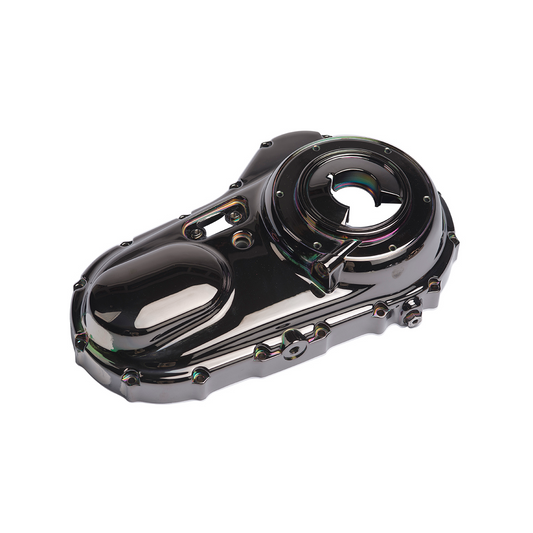 MotoTown Outer Primary Cover - Matte Titanium Black, OEM 25460-06 / 25307-06 for 2006-2022 XL Sportster - FG-060010