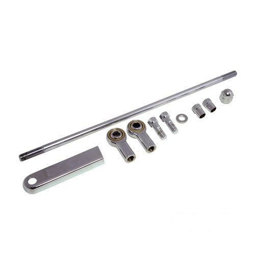 MotoTown Shift Linkage, 13 3/4 in. Long, With Arm Cover - Chrome for 1993-2005 FXDWG