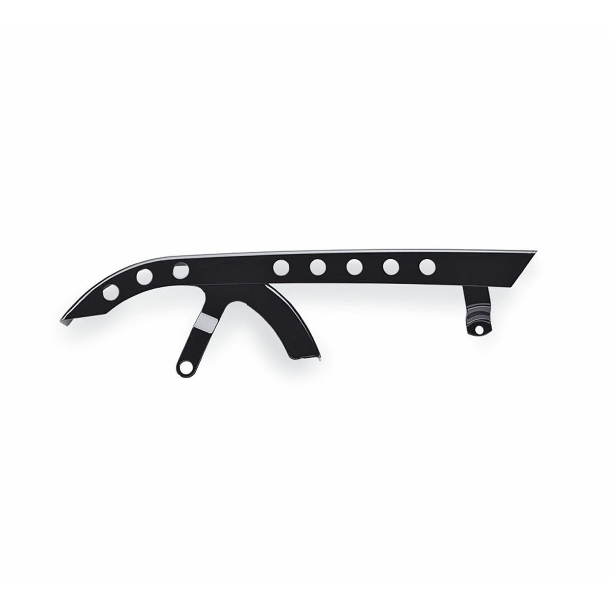MotoTown 上方皮帶護蓋，Buckshot，黑色，適用 2004-2009 XL1200R / XL883、2004-2010 XL883C