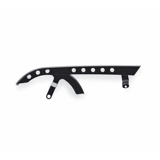 MotoTown 上方皮帶護蓋，Buckshot，黑色，適用 2004-2009 XL1200R / XL883、2004-2010 XL883C