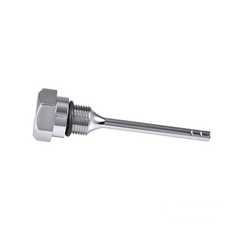MotoTown Speed-Check Transmission Fill Plug with Dipstick - Chrome for 2006-2017 Dyna