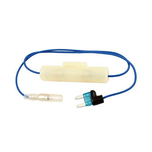 MotoTown Fuse Holder, Dual, ATS, 8A+15A - Blue
