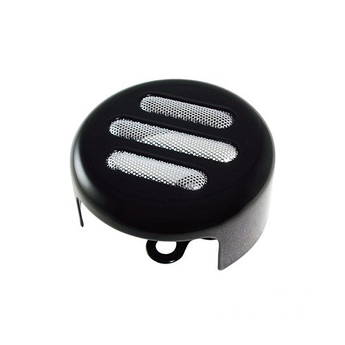 MotoTown Horn Cover, Slot, Black for 1991-2021 Big Twin and Sportster XL