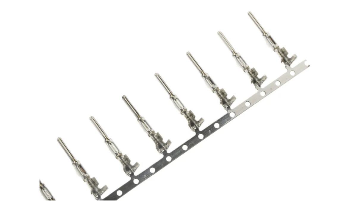 MotoTown 50-Piece Multilock 070 Male Crimp Terminal Set, 20-16 AWG, OEM 73190-96