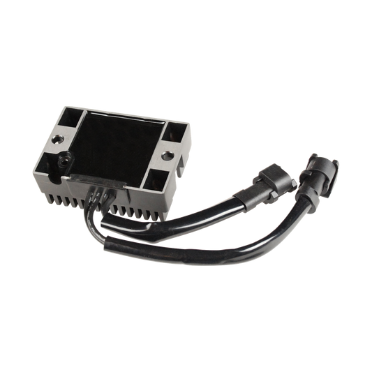 MotoTown 32 Amp Solid-State Voltage Regulator - Black, OEM 74711-08 for 2009-2013 Sportster XL (FG-080238)