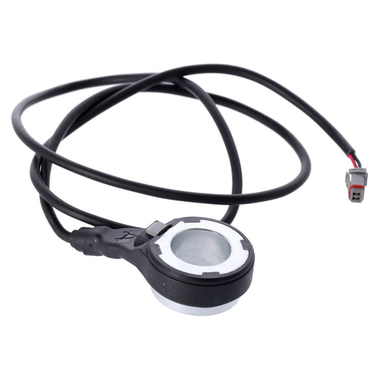 MotoTown Front ABS Wheel Speed Sensor - Black, OEM 41100080 for 2018-2025 Softail