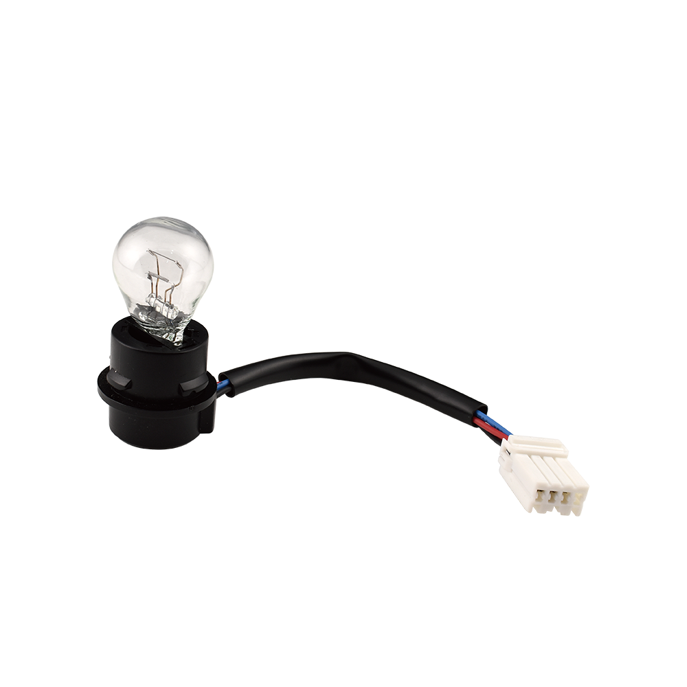 MotoTown OE-Style Squareback Taillight Bulb Socket Kit, OEM 69187-03A - Black / Clear / White - FG-090109