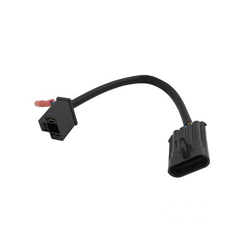 MotoTown Wire Harness Adapter, LED Headlamp, Headlight, H4 Into H9/H11, Single Bulbs