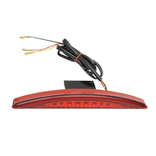 MotoTown 短版土除邊緣 LED 尾燈套件－紅色燈殼，適用 2013-2017 FXSB Breakout
