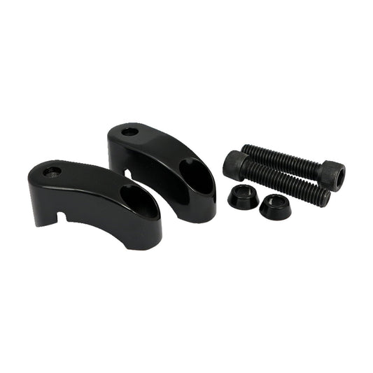 MotoTown Turn Signal Mount, 39 mm, 8 mm Stud, Black - Gloss for 1987-1994 FXR and 1991-2005 Dyna