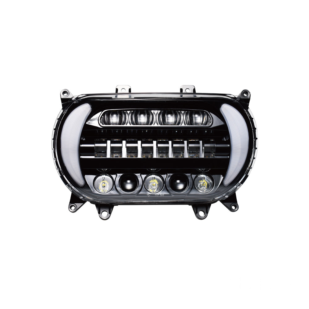 MotoTown Road Glide 雙 LED 頭燈總成，OEM 67700199