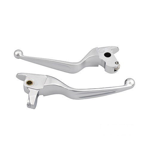 MotoTown Hand Lever Set, Chrome for 2014-2016 Touring with hydraulic clutch