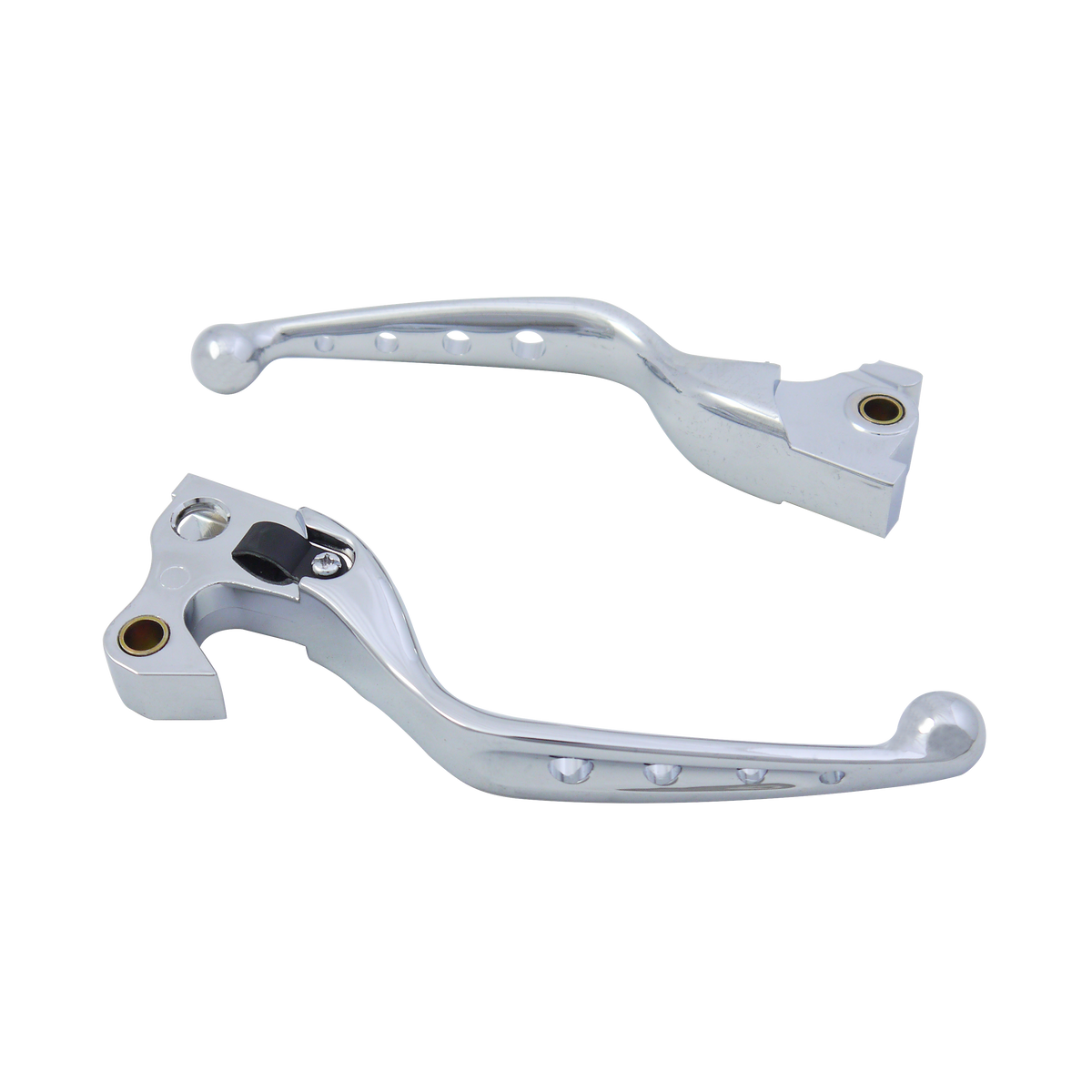 MotoTown 寬版 5孔手拉桿一對－鍍鉻色，適用 2014-2020 Sportster XL