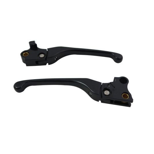 MotoTown Adjustable Lever Set, Gloss Black - FG-100039