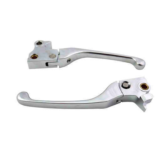 MotoTown Adjustable Hand Lever Set, Chrome for 2004-2013 Sportster XL - FG-100040