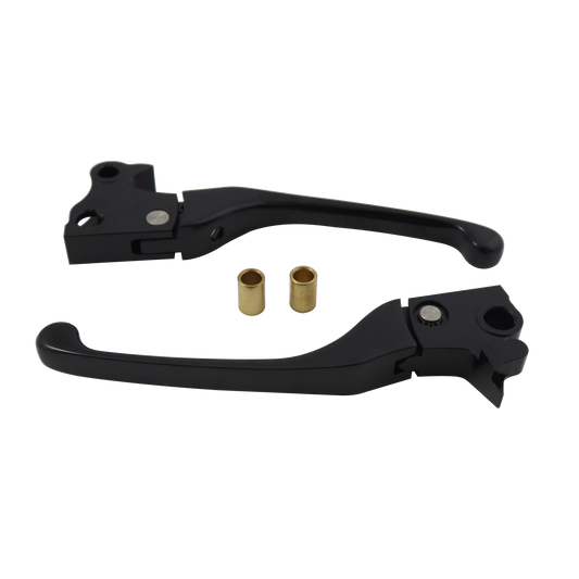 MotoTown Adjustable Hand Lever Set, Black for 2004-2013 Sportster XL - FG-100042