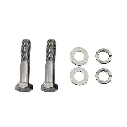 MotoTown Riser Bolt Set - 6-Piece Set, 1/2-20 X 2-1/2 in., Chrome for 1973-1979 FL