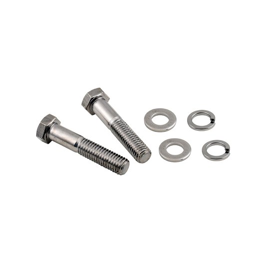 MotoTown Riser Bolt Set - 6-Piece Set, 1/2-13 X 2-1/2 in., Chrome for 1993+ Sportster XL, Softail, FLT - FG-100107