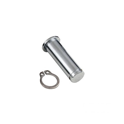 MotoTown 10-Pack Clutch Lever Pivot Pin and Retaining Clip Sets - Chrome for 2008-2016 Touring, clutch-side hand lever