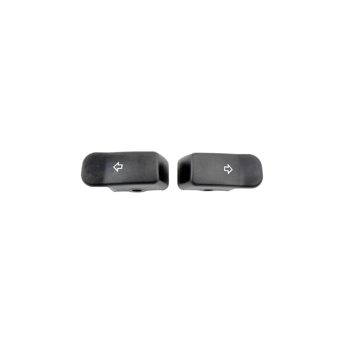 MotoTown Turn Signal Switch Extension Cap Pair - Black, OEM 71500177 (FG-100147)
