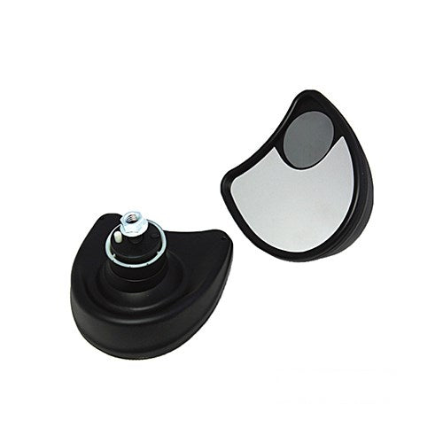 MotoTown 後視鏡組，整流罩固定座，黑色，適用 1996-2013 Electra Glides、2006-2013 FLHX