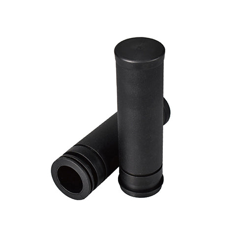 MotoTown Smooth OEM-Style Throttle-by-Wire Grip Pair - Black - Matte for 2016-2017 Dyna and 2016-2021 Softail